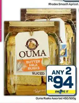 Pick n Pay Hypermarket Ouma Rusks Assorted 450/500g offer