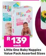 Game Little One Baby Nappies Value Pack Assorted Sizes-Each offer