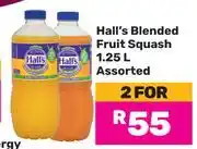 Game Hall's Blended Fruit Squash Assorted-For 2 x 1.25L offer
