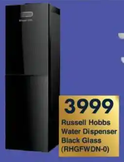 President Hyper Russell Hobbs Water Dispenser Black Glass offer