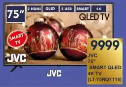 President Hyper JVC 75" Smart QLED 4K TV offer