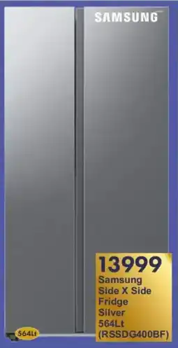 President Hyper Samsung Side X Side Fridge Silver offer
