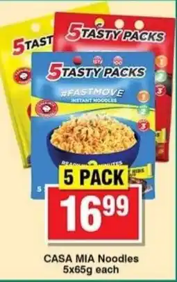 Choppies CASA MIA Noodles offer