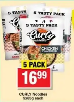 Choppies CURLY Noodles offer