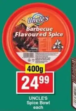 Choppies Uncle's Spice Bowl offer
