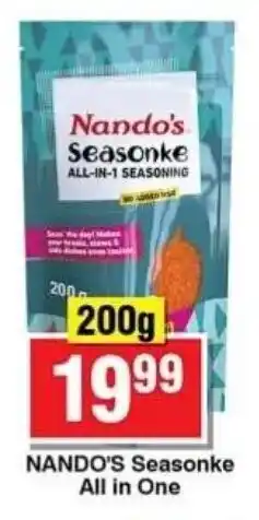 Choppies NANDO'S Seasonke All in One offer