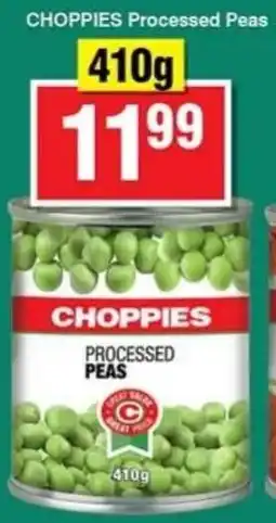 Choppies CHOPPIES Processed Peas offer