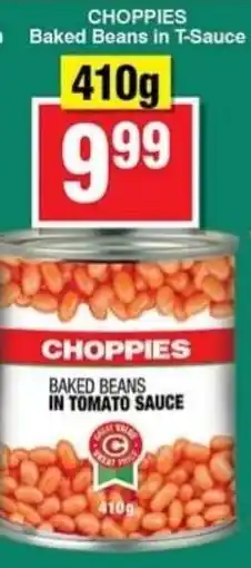 Choppies CHOPPIES Baked Beans in T-Sauce offer