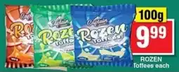 Choppies Rozen Toffees offer