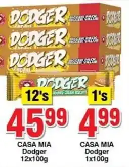 Choppies Casa Mia Dodger offer