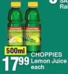Choppies Choppies Lemon Juice offer