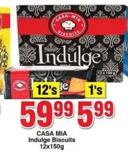 Choppies CASA MIA Indulge Biscuits offer