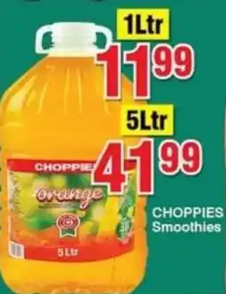 Choppies Choppies Smoothies offer