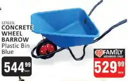 KitKat Cash and Carry Concrete wheel barrow plastic bin blue offer