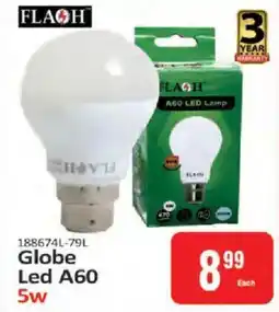 KitKat Cash and Carry Flash Globe Led A60 5w offer