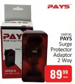 KitKat Cash and Carry PAYS Surge Protector Adaptor 2 Way offer