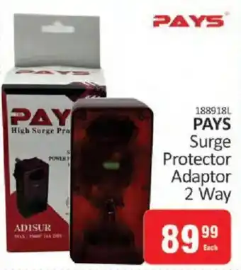 KitKat Cash and Carry PAYS Surge Protector Adaptor 2 Way offer