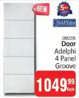 KitKat Cash and Carry Safedor Door Adelphi 4 Panel Groove offer