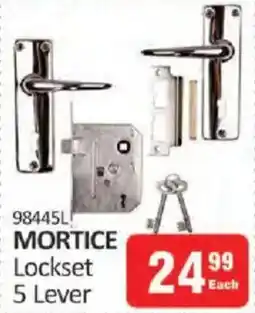 KitKat Cash and Carry Mortice Lockset 5 Lever offer