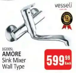 KitKat Cash and Carry Vesseli Amore Sink Mixer Wall Type offer