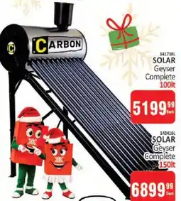 KitKat Cash and Carry Carbon Solar Geyser Complète offer