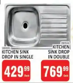KitKat Cash and Carry Kitchen sink drop in single offer