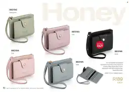 Honey Fashion Accessories Honey PU card wallet offer