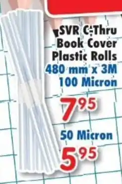 DB Cash And Carry SVR C-Thru Book Cover Plastic Rolls offer