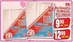 DB Cash And Carry DB Slip On Covers 75 Micron Pre-Taped offer