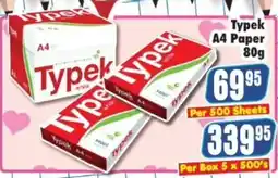 DB Cash And Carry Typek A4 Paper 80g offer