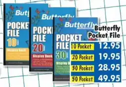 DB Cash And Carry Butterfly Pocket File offer