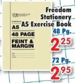DB Cash And Carry Freedom Stationery A5 Exercise Book offer