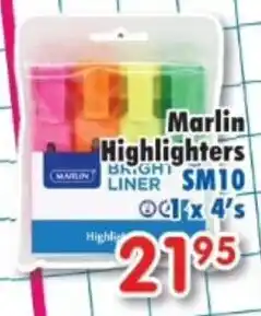 DB Cash And Carry Marlin Highlighters offer