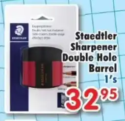DB Cash And Carry Staedtler Sharpener Double Hole Barrel offer