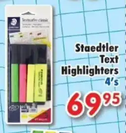 DB Cash And Carry Staedtler Text Highlighters offer
