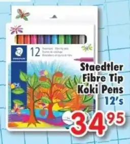 DB Cash And Carry Staedtler Fibre Tip Koki Pens offer