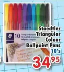 DB Cash And Carry Staedtler Triangular Colour Ballpoint Pens offer