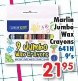 DB Cash And Carry Marlin Jumbo Wax Crayons offer