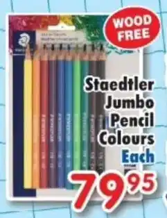 DB Cash And Carry Staedtler Jumbo Pencil Colours offer
