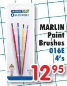 DB Cash And Carry Marlin Paint Brushes offer