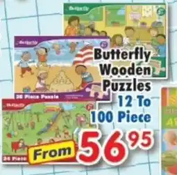 DB Cash And Carry Butterfly Wooden Puzzles offer