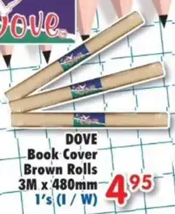 DB Cash And Carry Dove Book Cover Brown Rolls offer