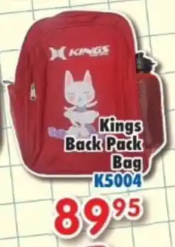 DB Cash And Carry Kings Back Pack Bag offer