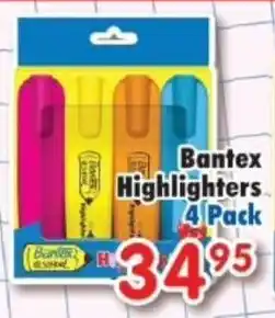 DB Cash And Carry Bantex Highlighters offer