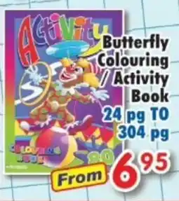 DB Cash And Carry Butterfly Colouring/ Activity Book offer