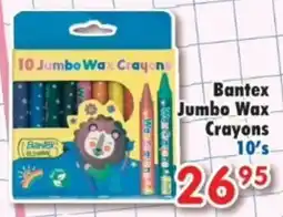 DB Cash And Carry Bantex Jumbo Wax Crayons offer