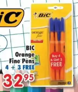 DB Cash And Carry BIC Orange Fine Pens offer