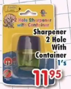 DB Cash And Carry Sharpener 2 Hole With Container offer