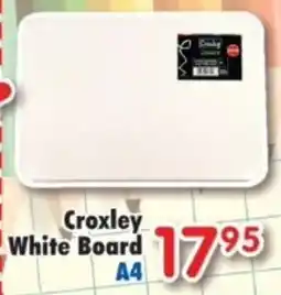 DB Cash And Carry Croxley White Board A4 offer