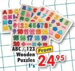 DB Cash And Carry ABC/123 From Wooden Puzzles offer